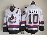 Vancouver Canucks #10 Pavel Bure White CCM Throwback Jerseys,baseball caps,new era cap wholesale,wholesale hats