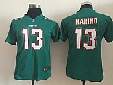 Youth Nike Miami Dolphins #13 Dan Marino Green Team Color Game Jerseys,baseball caps,new era cap wholesale,wholesale hats