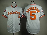 Baltimore Orioles #5 Brooks Robinson 1970 Hall Of Fame White Throwback Jersey,baseball caps,new era cap wholesale,wholesale hats