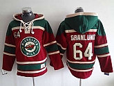 Minnesota Wilds #64 Mikael Granlund Red Hoodie,baseball caps,new era cap wholesale,wholesale hats