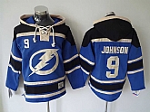 Tampa Bay Lightning #9 Tyler Johnson Blue Hoodie,baseball caps,new era cap wholesale,wholesale hats