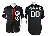 Customized Chicago White Sox MLB Jersey-Men's Stitched 2015 Black Cool Base Baseball Jersey,baseball caps,new era cap wholesale,wholesale hats