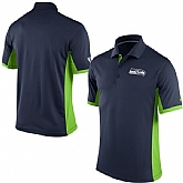 Seattle Seahawks Team Logo Dark Blue Polo Shirt,baseball caps,new era cap wholesale,wholesale hats