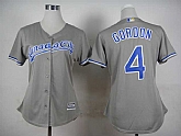 Womens Kansas City Royals #4 Alex Gordon 2015 Gray Cool Base Jerseys,baseball caps,new era cap wholesale,wholesale hats