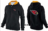 Womens Arizona Cardinals Team Logo 2015 Full Zip Hoodie-63,baseball caps,new era cap wholesale,wholesale hats
