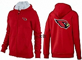 Womens Arizona Cardinals Team Logo 2015 Full Zip Hoodie-73,baseball caps,new era cap wholesale,wholesale hats