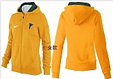 Womens Atlanta Falcons Team Logo 2015 Full Zip Hoodie-32,baseball caps,new era cap wholesale,wholesale hats