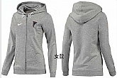 Womens Atlanta Falcons Team Logo 2015 Full Zip Hoodie-42,baseball caps,new era cap wholesale,wholesale hats