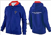 Womens Atlanta Falcons Team Logo 2015 Full Zip Hoodie-56,baseball caps,new era cap wholesale,wholesale hats