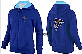 Womens Atlanta Falcons Team Logo 2015 Full Zip Hoodie-64,baseball caps,new era cap wholesale,wholesale hats