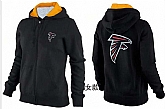 Womens Atlanta Falcons Team Logo 2015 Full Zip Hoodie-69,baseball caps,new era cap wholesale,wholesale hats
