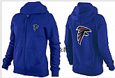 Womens Atlanta Falcons Team Logo 2015 Full Zip Hoodie-77,baseball caps,new era cap wholesale,wholesale hats
