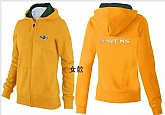 Womens Baltimore Ravens Team Logo 2015 Full Zip Hoodie-56,baseball caps,new era cap wholesale,wholesale hats
