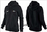 Womens Baltimore Ravens Team Logo 2015 Full Zip Hoodie-71,baseball caps,new era cap wholesale,wholesale hats