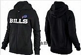 Womens Buffalo Bills Team Logo 2015 Full Zip Hoodie-12,baseball caps,new era cap wholesale,wholesale hats