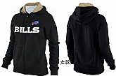 Womens Buffalo Bills Team Logo 2015 Full Zip Hoodie-23,baseball caps,new era cap wholesale,wholesale hats