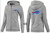 Womens Buffalo Bills Team Logo 2015 Full Zip Hoodie-44,baseball caps,new era cap wholesale,wholesale hats