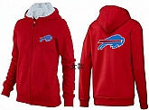 Womens Buffalo Bills Team Logo 2015 Full Zip Hoodie-51,baseball caps,new era cap wholesale,wholesale hats