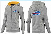 Womens Buffalo Bills Team Logo 2015 Full Zip Hoodie-52,baseball caps,new era cap wholesale,wholesale hats