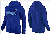 Womens Carolina Panthers Team Logo 2015 Full Zip Hoodie-10,baseball caps,new era cap wholesale,wholesale hats