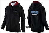 Womens Carolina Panthers Team Logo 2015 Full Zip Hoodie-56,baseball caps,new era cap wholesale,wholesale hats