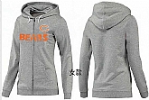 Womens Chicago Bears Team Logo 2015 Full Zip Hoodie-17,baseball caps,new era cap wholesale,wholesale hats