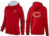 Womens Chicago Bears Team Logo 2015 Full Zip Hoodie-42,baseball caps,new era cap wholesale,wholesale hats