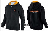 Womens Chicago Bears Team Logo 2015 Full Zip Hoodie-52,baseball caps,new era cap wholesale,wholesale hats