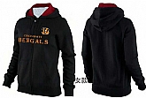 Womens Cincinnati Bengals Team Logo 2015 Full Zip Hoodie-19,baseball caps,new era cap wholesale,wholesale hats