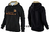 Womens Cincinnati Bengals Team Logo 2015 Full Zip Hoodie-21,baseball caps,new era cap wholesale,wholesale hats