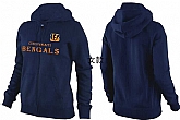 Womens Cincinnati Bengals Team Logo 2015 Full Zip Hoodie-25,baseball caps,new era cap wholesale,wholesale hats