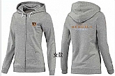 Womens Cincinnati Bengals Team Logo 2015 Full Zip Hoodie-45,baseball caps,new era cap wholesale,wholesale hats