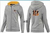 Womens Cincinnati Bengals Team Logo 2015 Full Zip Hoodie-61,baseball caps,new era cap wholesale,wholesale hats
