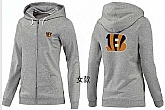 Womens Cincinnati Bengals Team Logo 2015 Full Zip Hoodie-62,baseball caps,new era cap wholesale,wholesale hats