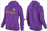 Womens Cleveland Browns Team Logo 2015 Full Zip Hoodie-13,baseball caps,new era cap wholesale,wholesale hats