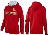 Womens Cleveland Browns Team Logo 2015 Full Zip Hoodie-19,baseball caps,new era cap wholesale,wholesale hats