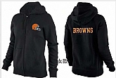 Womens Cleveland Browns Team Logo 2015 Full Zip Hoodie-40,baseball caps,new era cap wholesale,wholesale hats