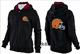 Womens Cleveland Browns Team Logo 2015 Full Zip Hoodie-48,baseball caps,new era cap wholesale,wholesale hats