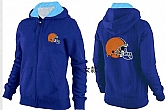 Womens Cleveland Browns Team Logo 2015 Full Zip Hoodie-54,baseball caps,new era cap wholesale,wholesale hats