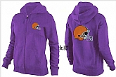 Womens Cleveland Browns Team Logo 2015 Full Zip Hoodie-56,baseball caps,new era cap wholesale,wholesale hats