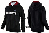 Womens Dallas Cowboys Team Logo 2015 Full Zip Hoodie-13,baseball caps,new era cap wholesale,wholesale hats