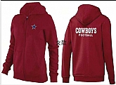 Womens Dallas Cowboys Team Logo 2015 Full Zip Hoodie-42,baseball caps,new era cap wholesale,wholesale hats