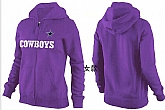 Womens Dallas Cowboys Team Logo 2015 Full Zip Hoodie-43,baseball caps,new era cap wholesale,wholesale hats