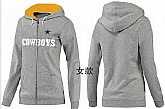 Womens Dallas Cowboys Team Logo 2015 Full Zip Hoodie-77,baseball caps,new era cap wholesale,wholesale hats
