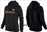 Womens Denver Broncos Team Logo 2015 Full Zip Hoodie-12,baseball caps,new era cap wholesale,wholesale hats