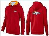 Womens Denver Broncos Team Logo 2015 Full Zip Hoodie-39,baseball caps,new era cap wholesale,wholesale hats