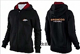 Womens Denver Broncos Team Logo 2015 Full Zip Hoodie-58,baseball caps,new era cap wholesale,wholesale hats