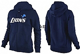 Womens Detroit Lions Team Logo 2015 Full Zip Hoodie-11,baseball caps,new era cap wholesale,wholesale hats