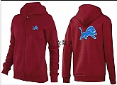Womens Detroit Lions Team Logo 2015 Full Zip Hoodie-30,baseball caps,new era cap wholesale,wholesale hats