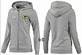 Womens Green Bay Packers Team Logo 2015 Full Zip Hoodie-118,baseball caps,new era cap wholesale,wholesale hats